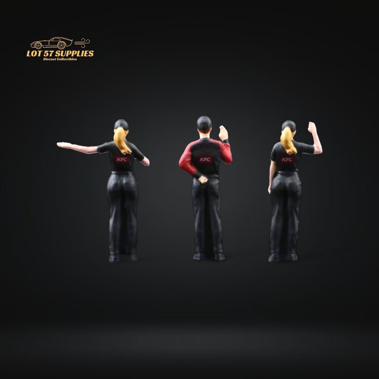 MoreArt KFC Restaurant Figures 1:64