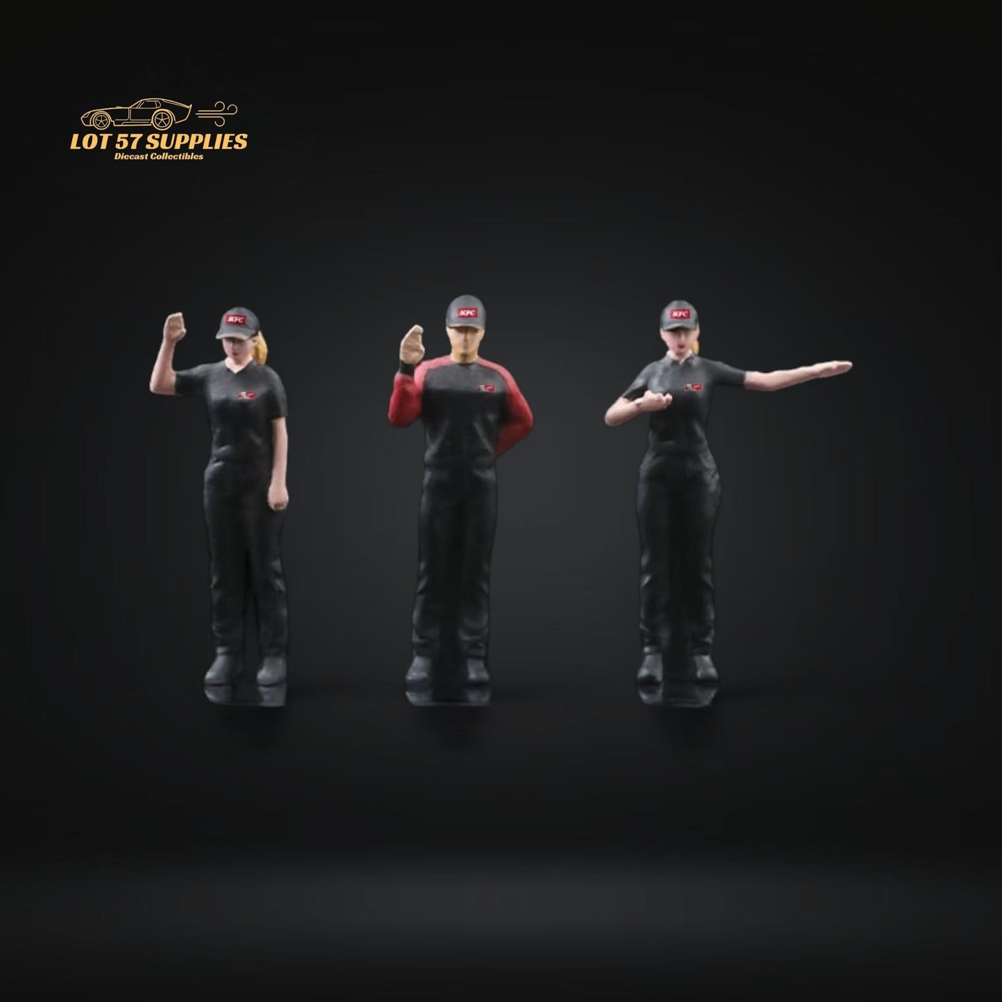 MoreArt KFC Restaurant Figures 1:64