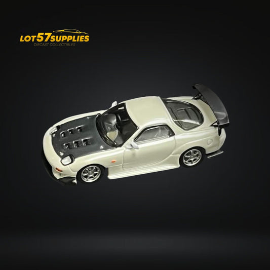 123 Hobby Mazda FD3S RX-7 Pearl White 1:64