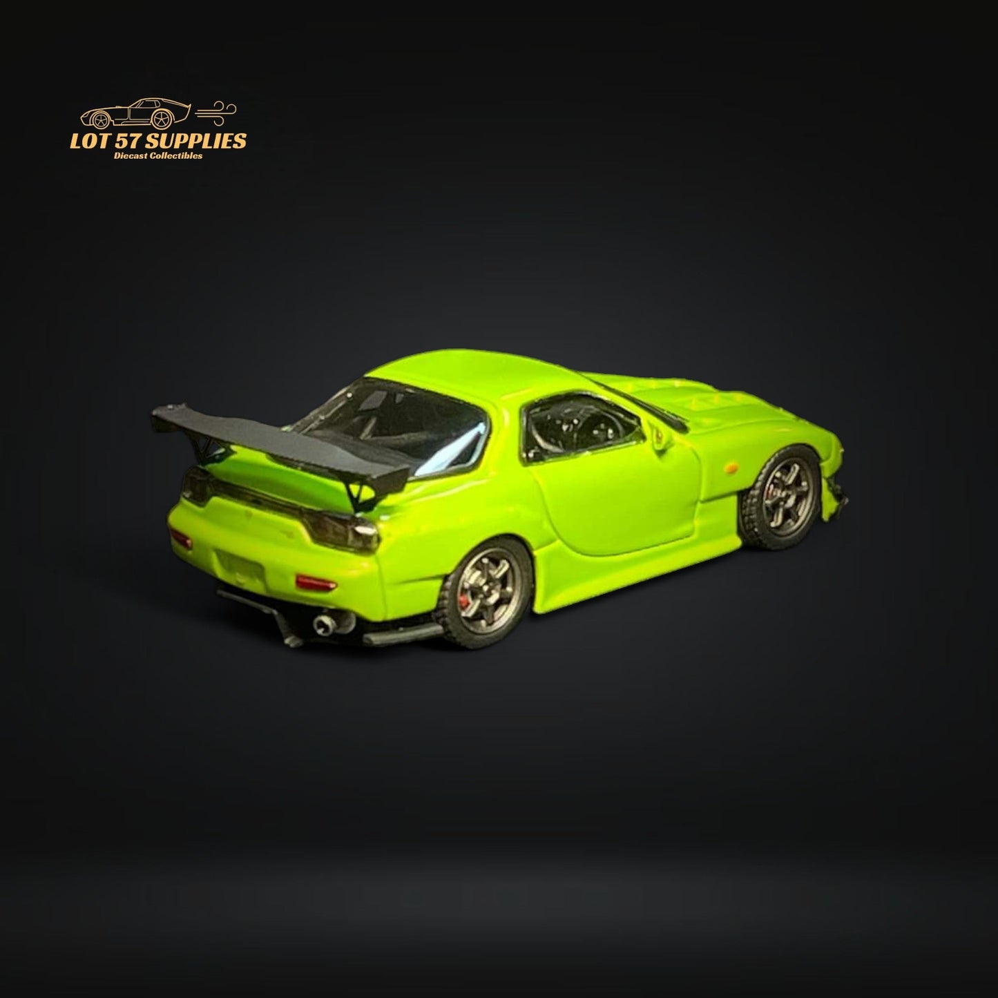 123 Hobby Mazda FD3S RX-7 Apple Green 1:64