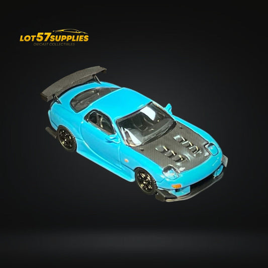 123 Hobby Mazda FD3S RX-7 Baby Blue 1:64