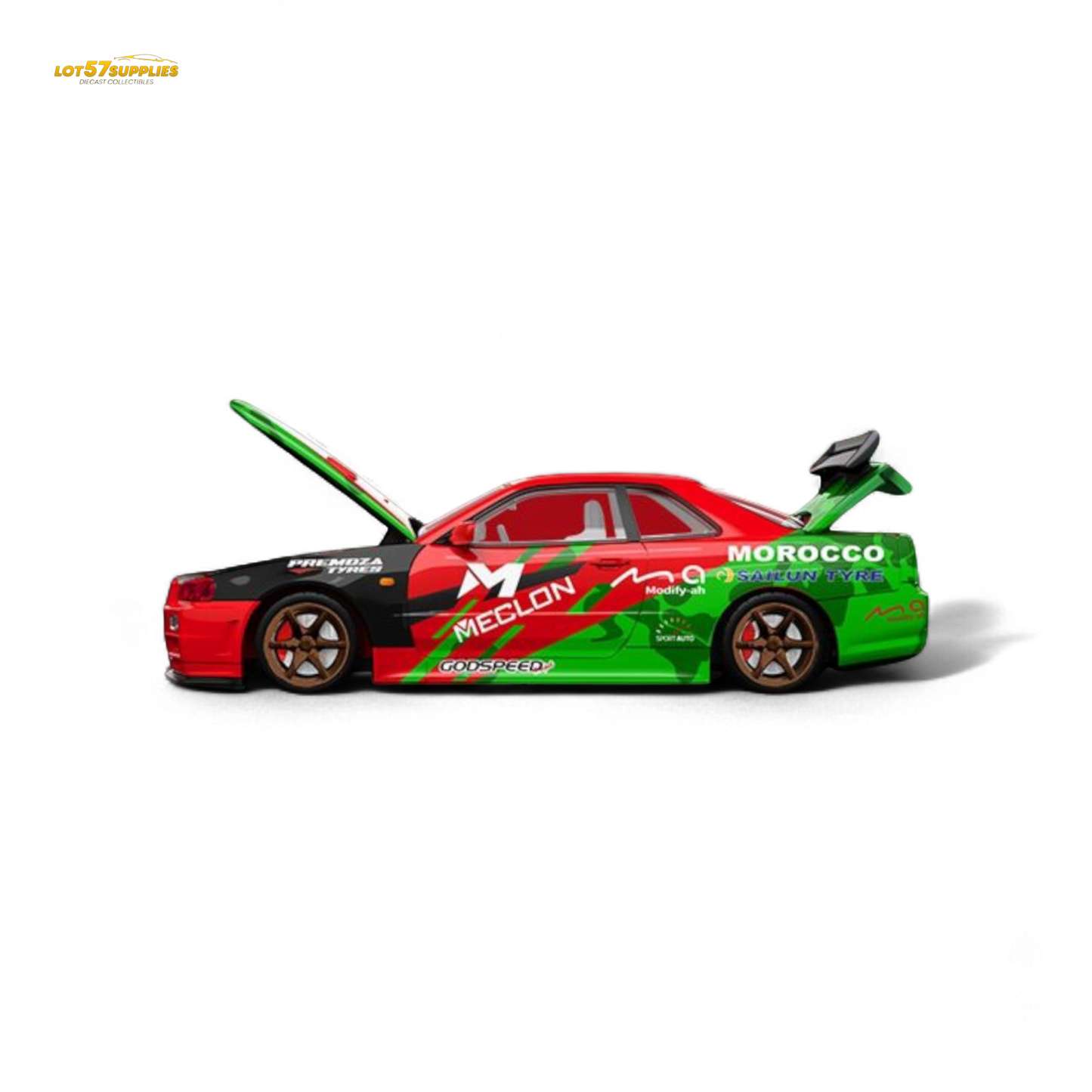 TimeMicro MECLON GT-R R34 Ordinary 1:64