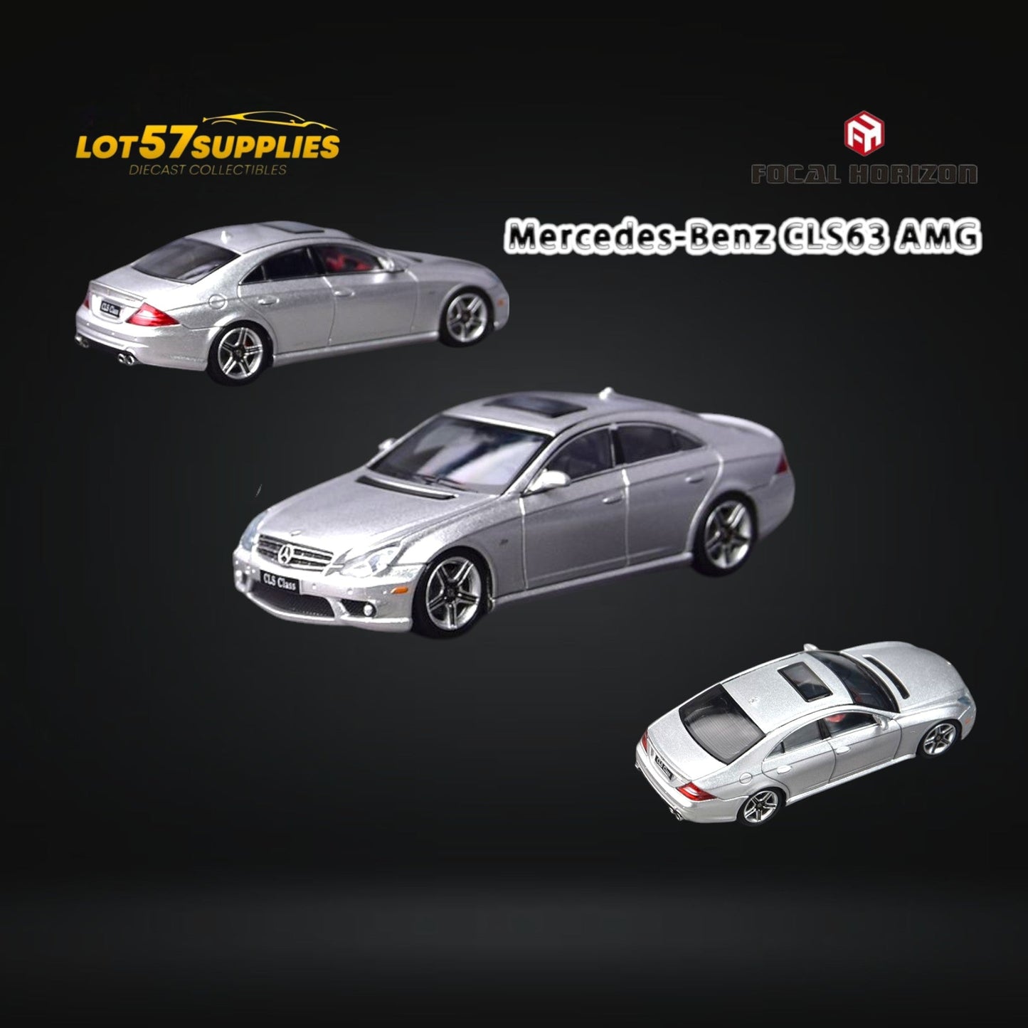 Focal Horizon CLS 63 AMG Mk1 C219 Silver 1:64