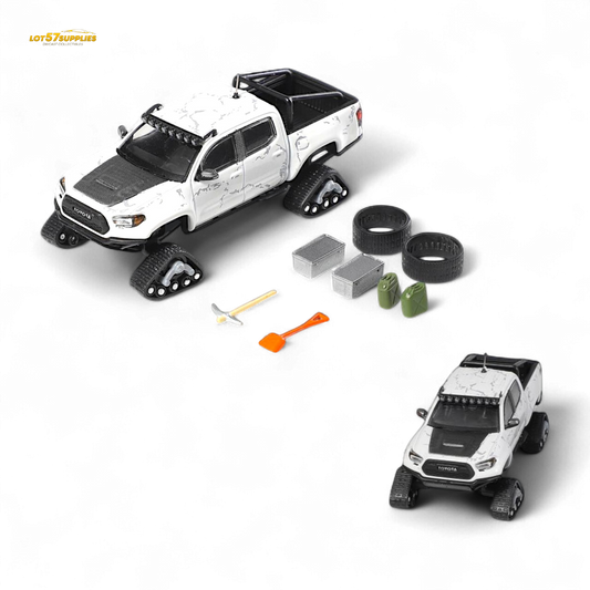 GCD Toyota Tacoma Snow Version White 1:64