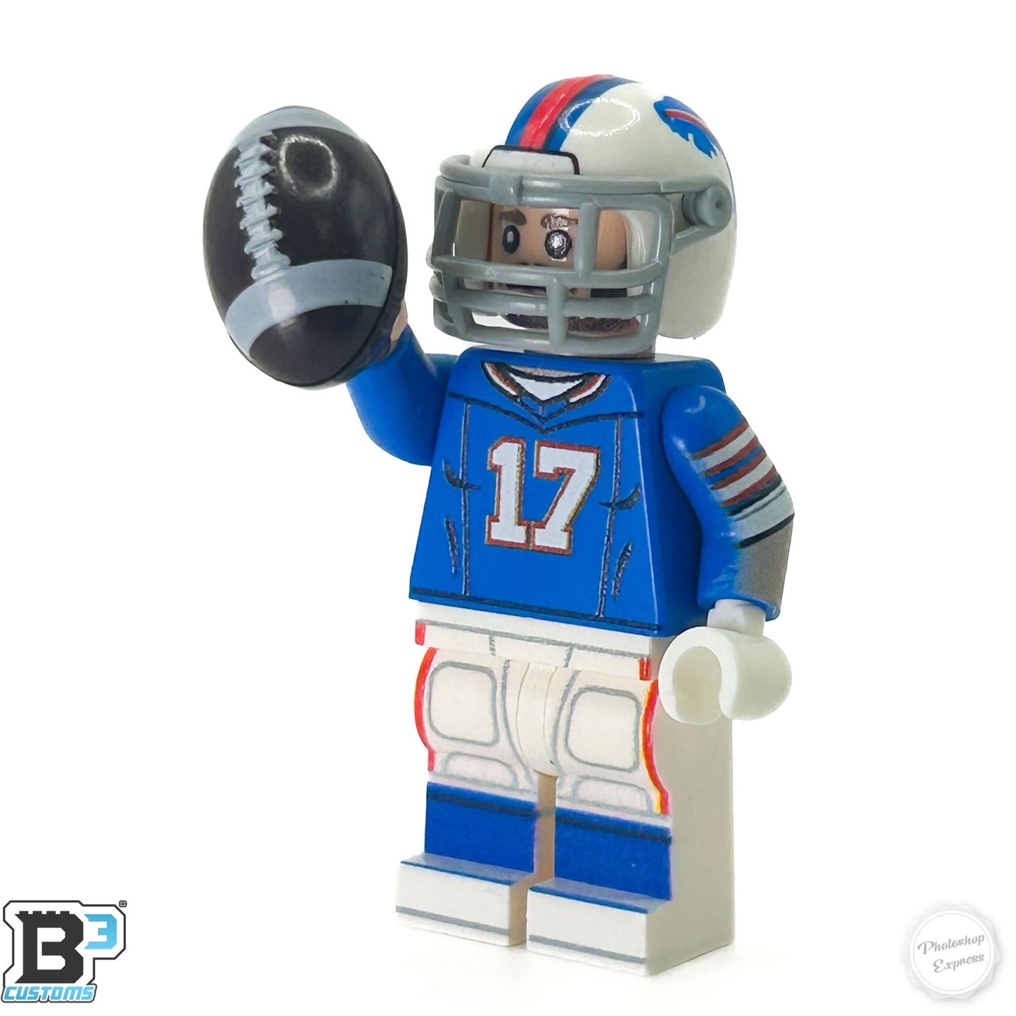 #17 QB Bills Football Player Minifig