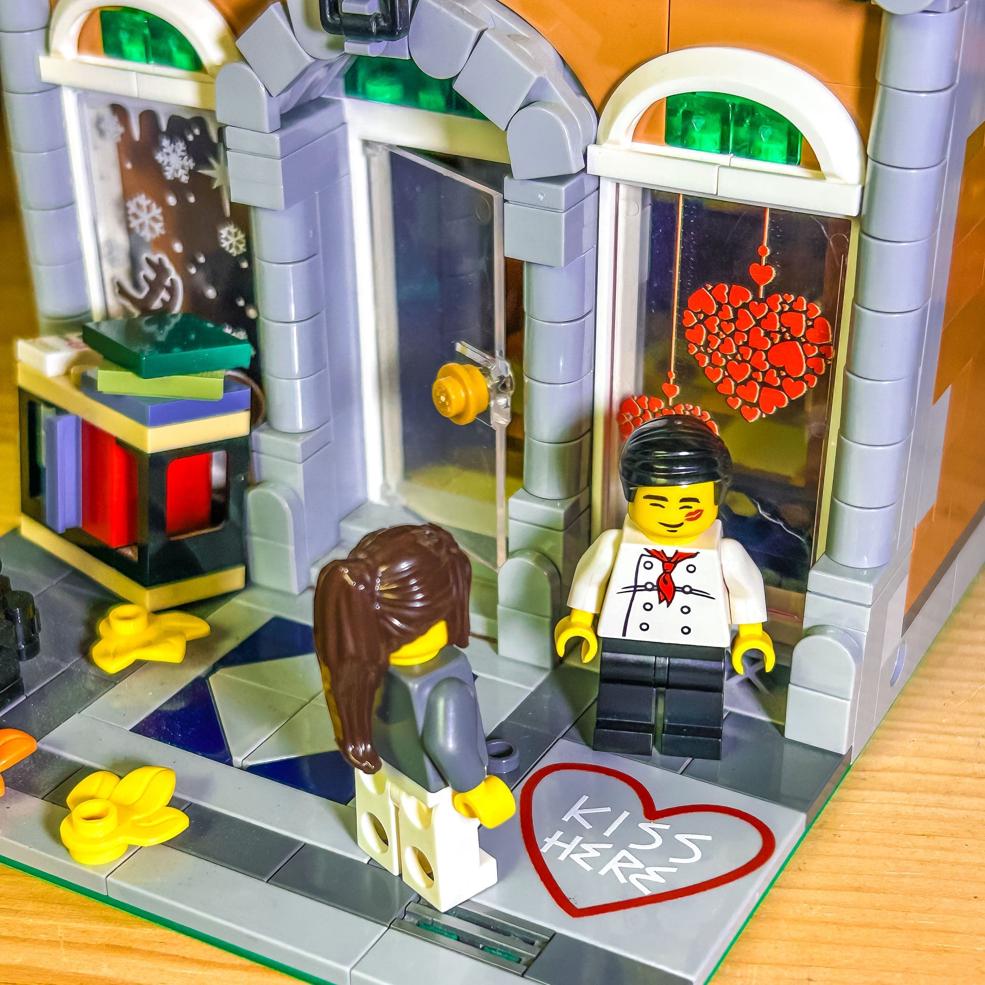 Kiss Here Road / Sidewalk Art (4x4 Tile) - B3 Customs – Orb Sports Cards \u0026  Collectibles, image size:1946x1946