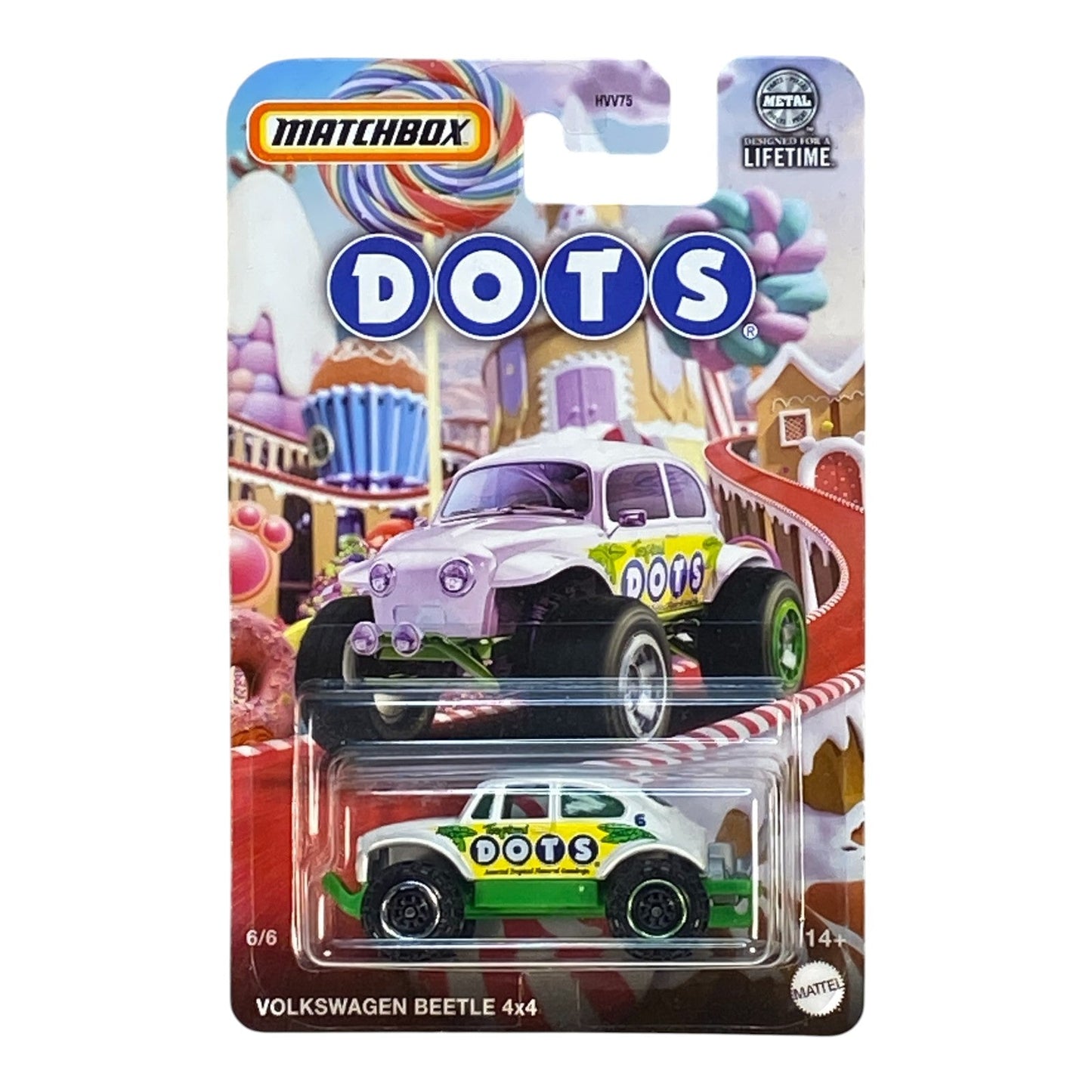 Matchbox Volkswagen Beetle 4x4 "Dots" - Matchbox Candy Series 6/6