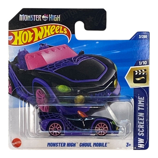 Hot Wheels Monster High Ghoul Mobile | Screen Time Series Short Card
