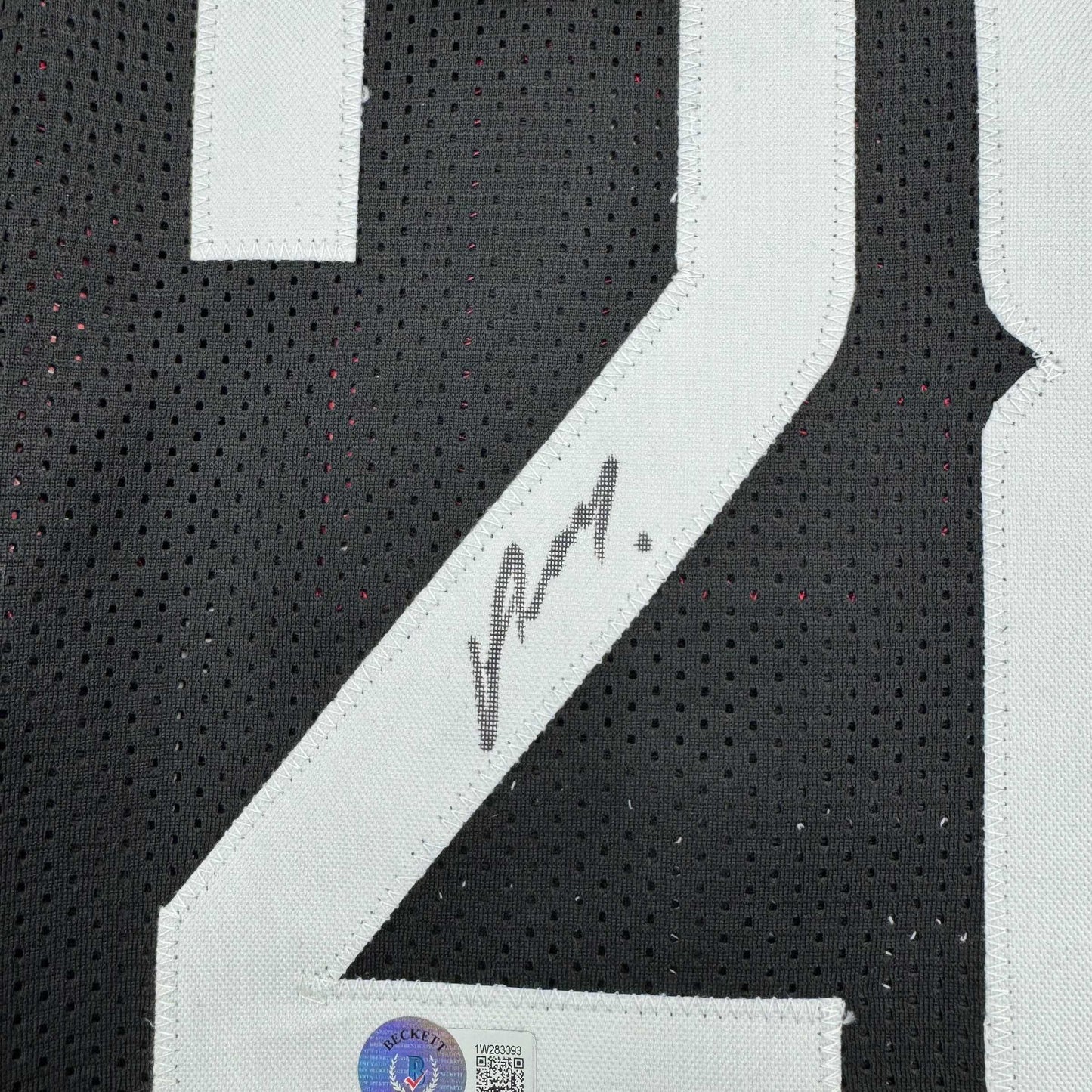 Autographed/Signed Alperen Sengun Houston Black Basketball Jersey Beckett BAS COA