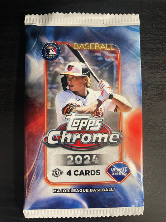 Topps Chrome 2024 Baseball update series Single Pack