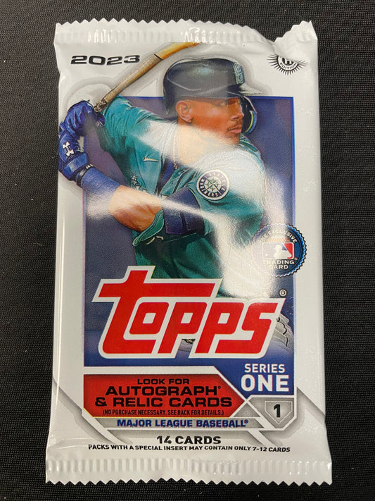 2023 Topps Series 1 Baseball Hobby Box Single Pack