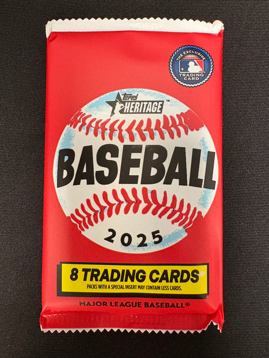 2025 Topps Heritage Baseball SINGLE PACK