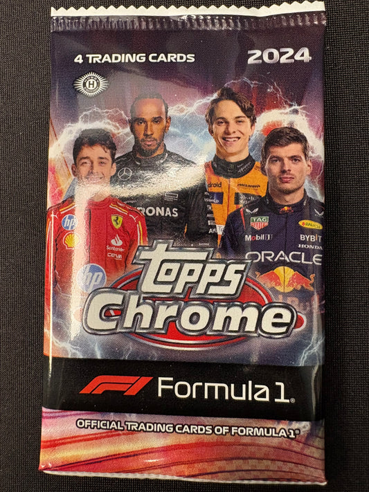 2024 Topps Chrome F1 Formula 1 Qualifying Lap Hobby Single Pack