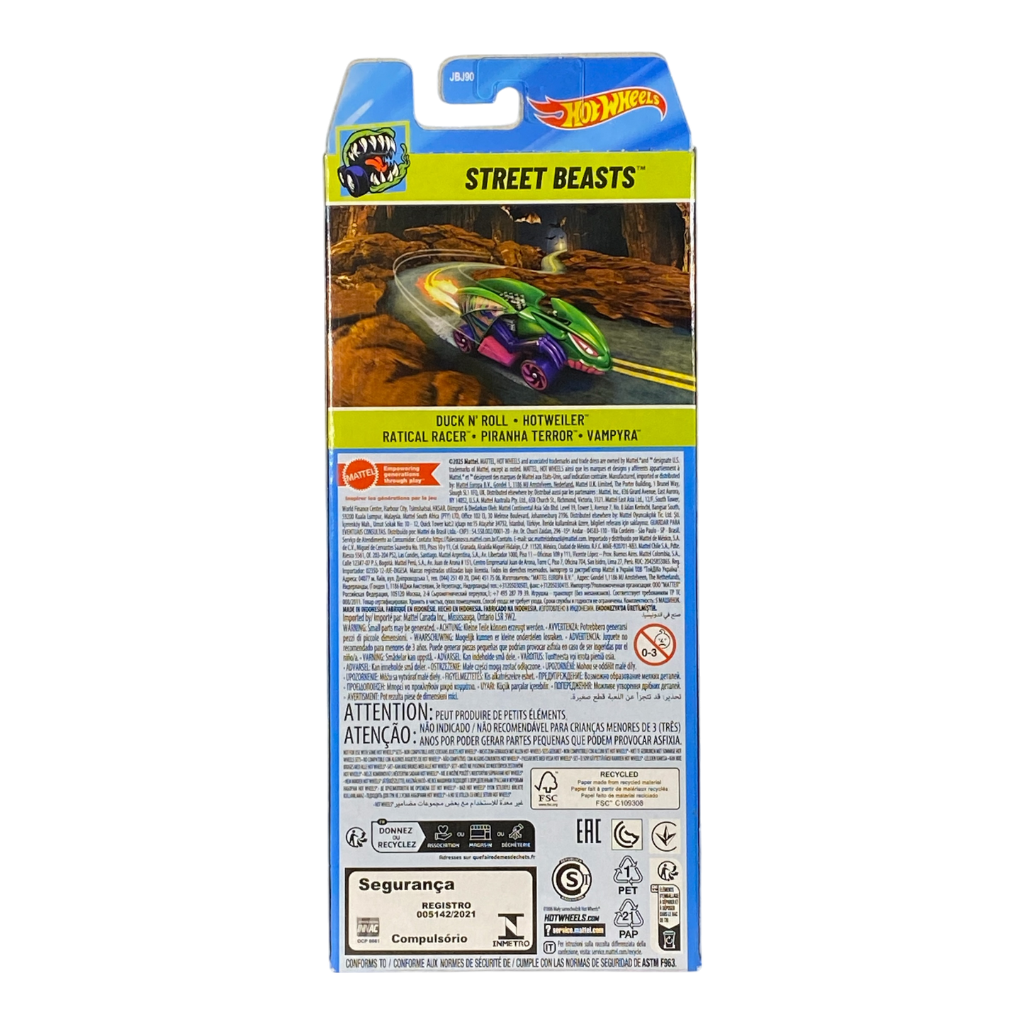 Hot Wheels Street Beasts 5-Pack