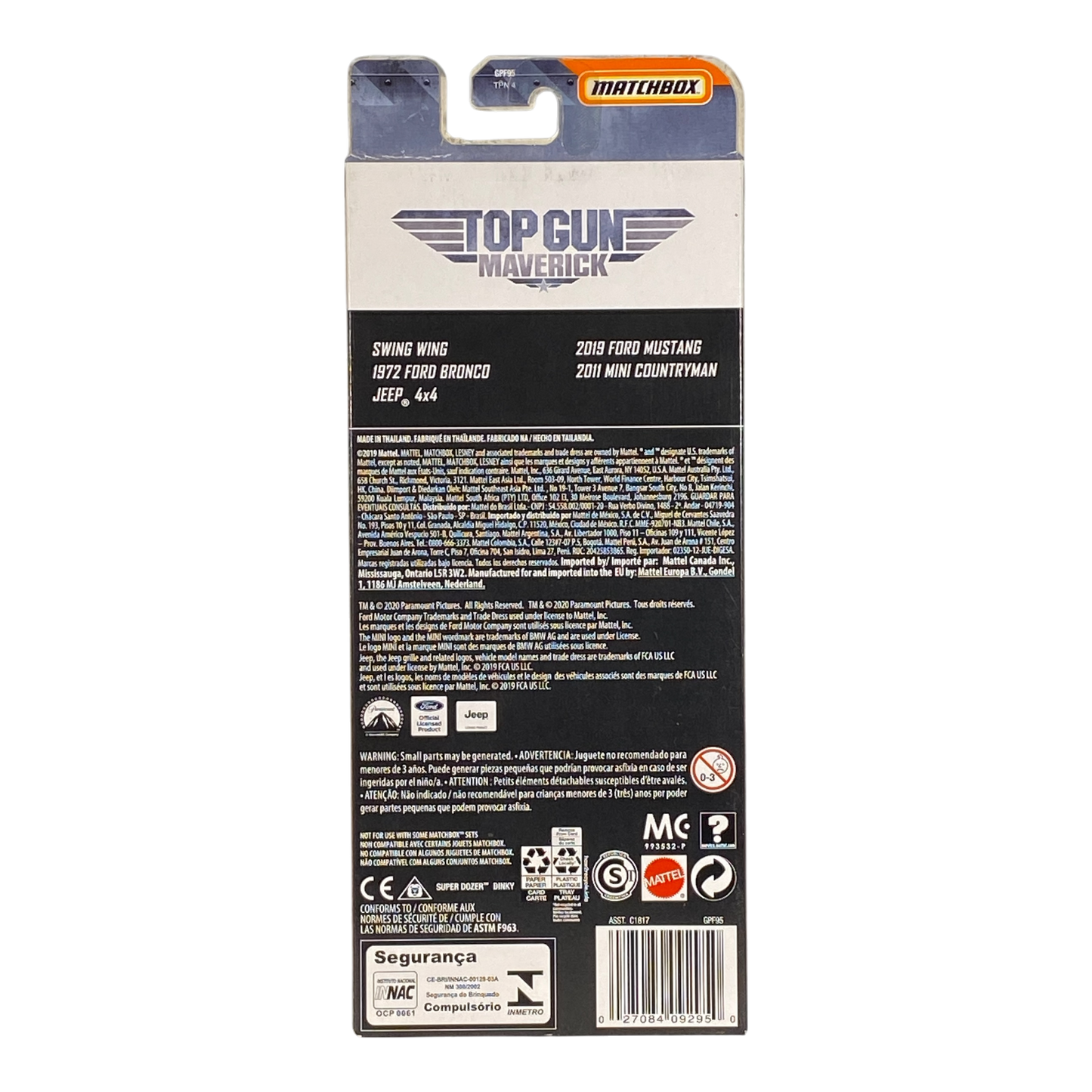 Matchbox Top Gun Maverick 5 Pack Vehicles