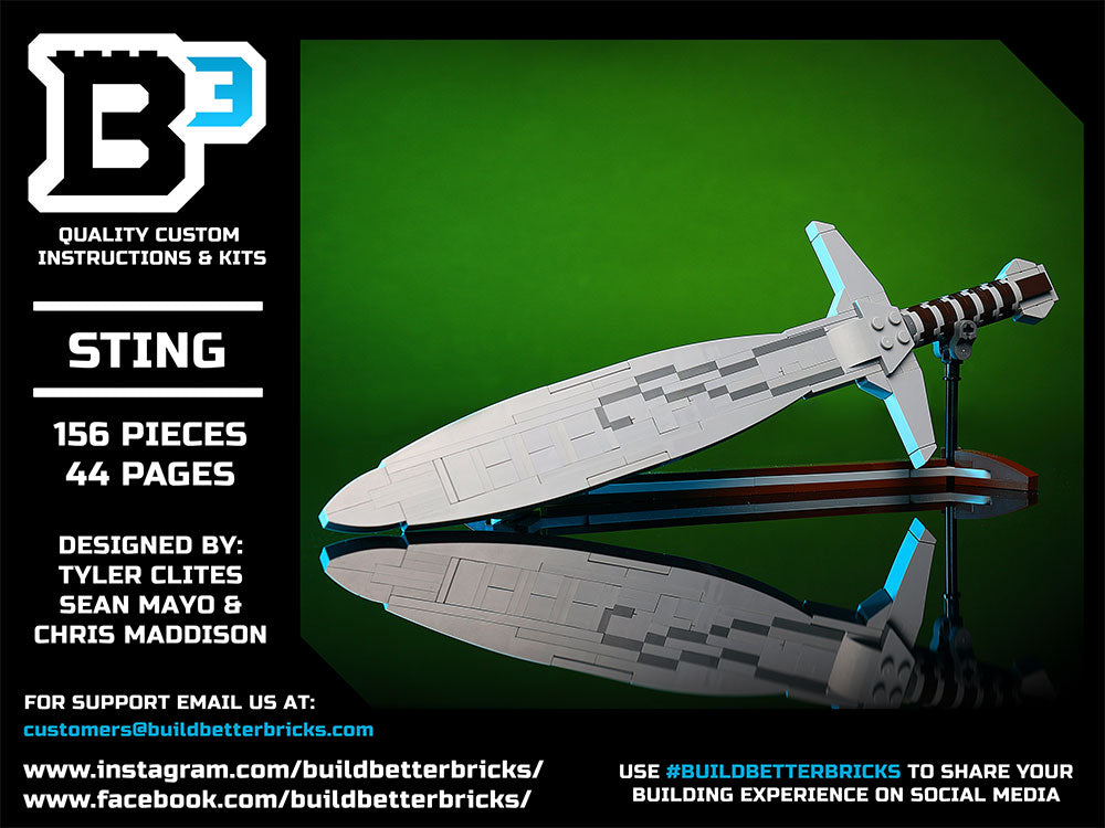 Sting Sword - Custom MOC made using LEGO parts