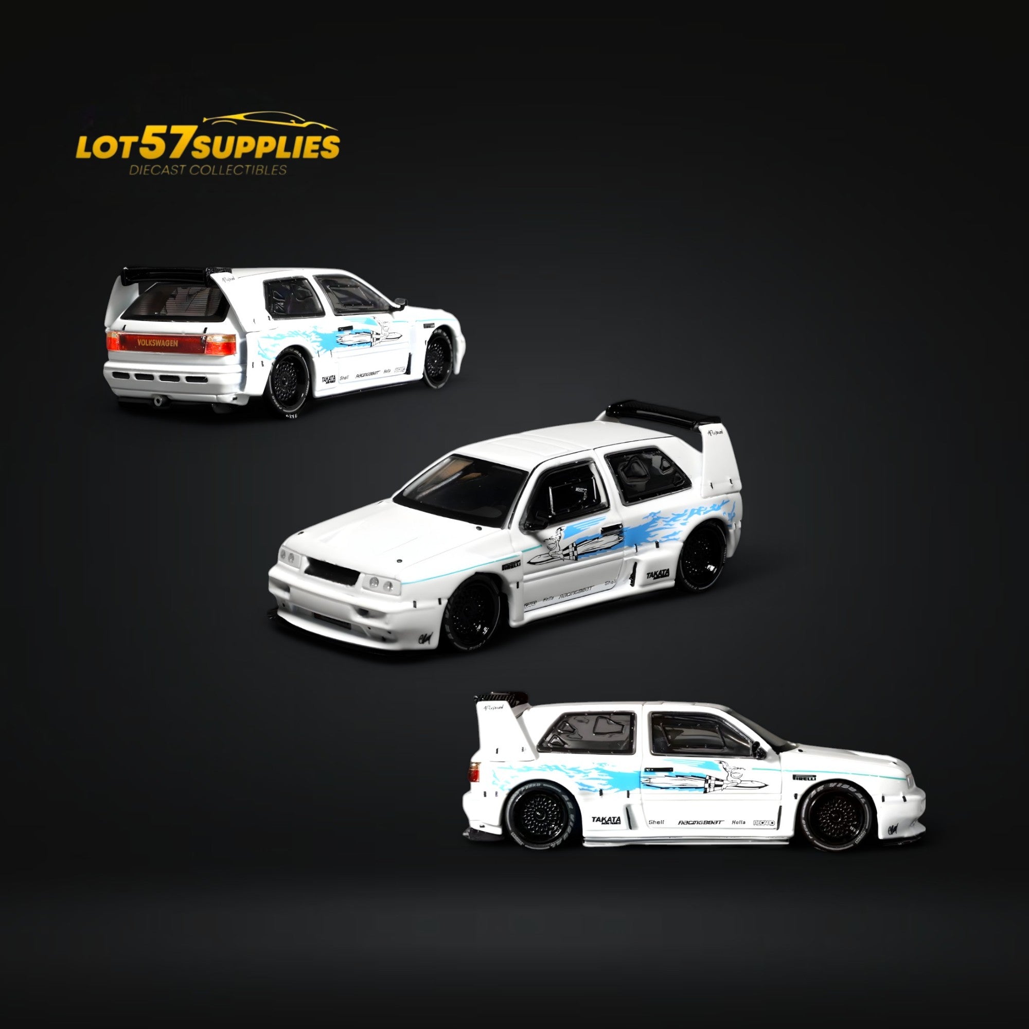 Rhino Model VW Golf Mk3 White Fast & | ORB Trading Cards – Orb