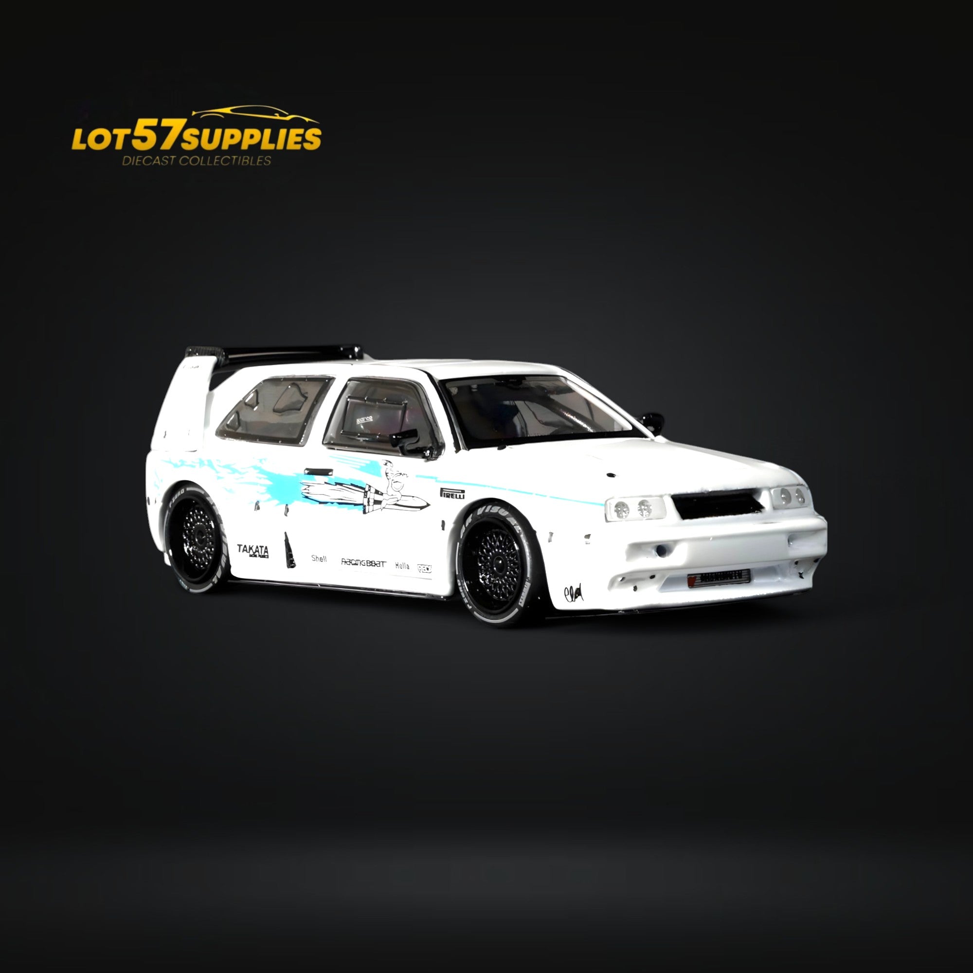 Rhino Model VW Golf Mk3 White Fast & | ORB Trading Cards – Orb