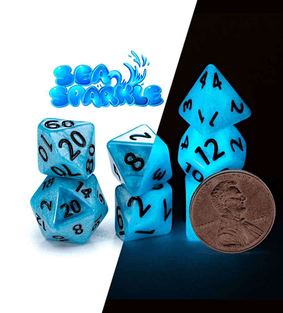 12mm Mighty Tiny Dice Set (7 Dice)