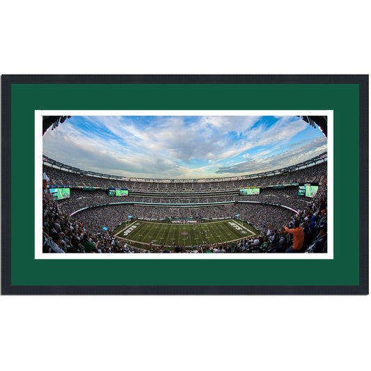 Framed MetLife Stadium New York Jets 16x24 Football Photo Professionally Matted