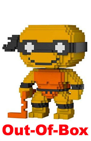 Out-Of-Box Michelangelo (8-Bit Neon, Teenage Mutant Ninja Turtles) 07 - Funko Shop Exclusive