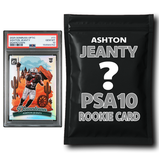 Ashton Jeanty PSA 10 Graded Football Rookie Card Mystery Pack