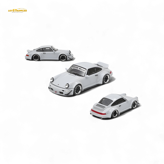 Fast Speed RWB 964 Wide-Body Duck Wing Grey 1:64