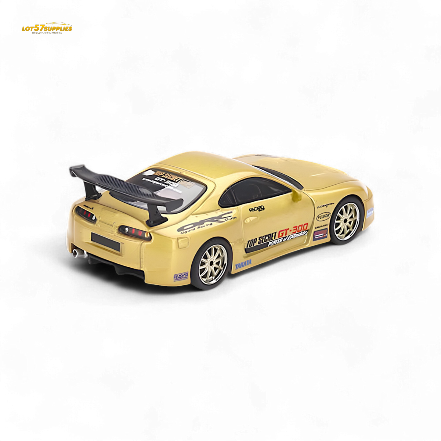 Mini-GT Toyota Supra A80 Top Secret Gold 1:64