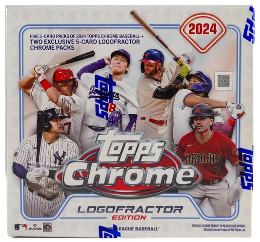 Caja de béisbol Topps Chrome Logofractor 2024