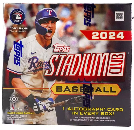 Caja compacta de béisbol Topps Stadium Club 2024