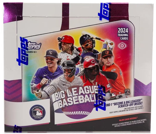 Caja de pasatiempos de béisbol de las Grandes Ligas de Topps 2024