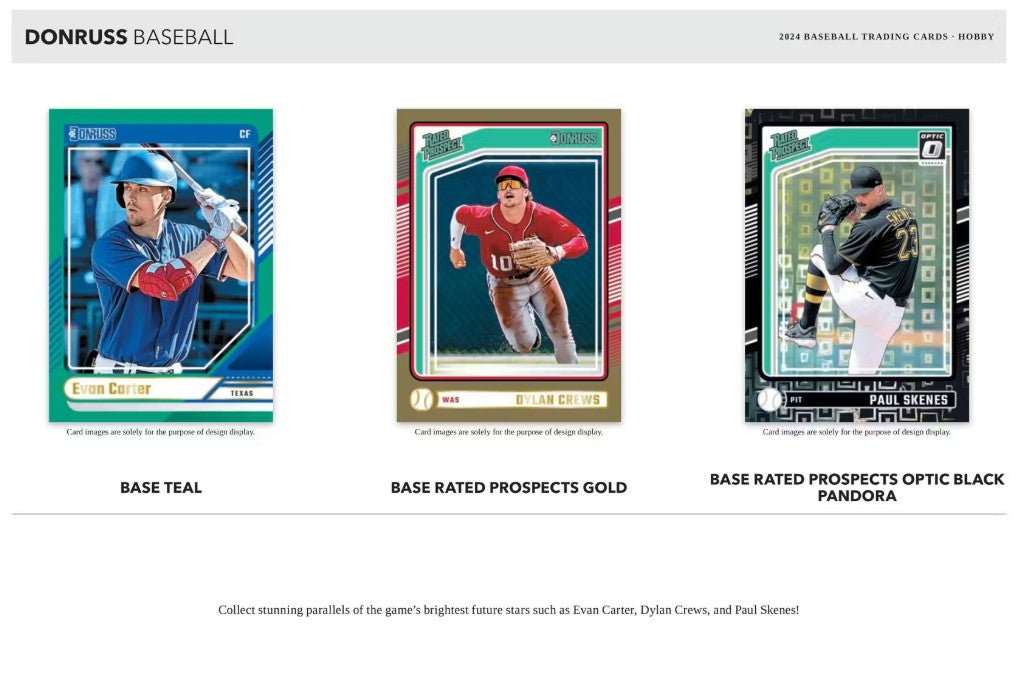 Caja de pasatiempos de béisbol Panini Donruss 2024