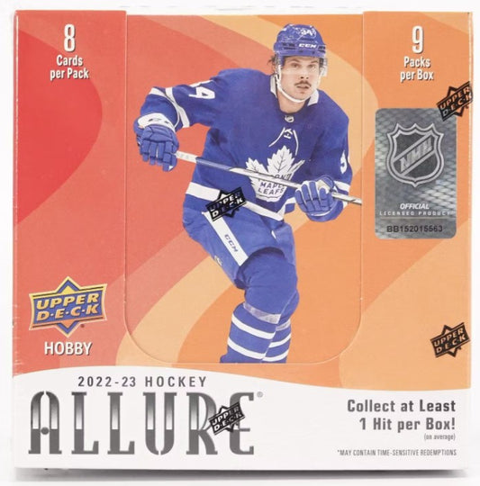 Caja de hockey para aficionados de Upper Deck Allure 2022/23