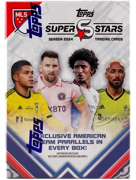 Caja de 9 balones Topps Superstars MLS Major League Soccer 2024