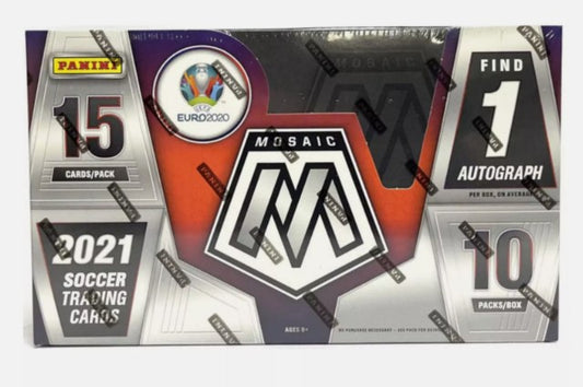 Caja de aficionados al fútbol Panini Mosaic UEFA 2020/21