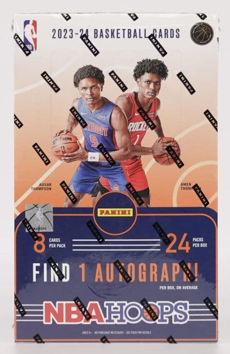 Caja de afición al baloncesto Panini NBA Hoops 2023/24