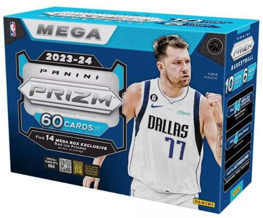 Megacaja de 6 balones de baloncesto Panini Prizm 2023/24 (Red Ice Prizms)