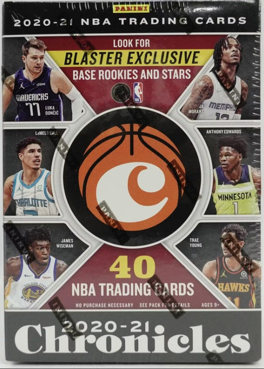 Caja Blaster de 8 unidades de baloncesto Panini Chronicles 2020/21 (¡Pink Parallels!)