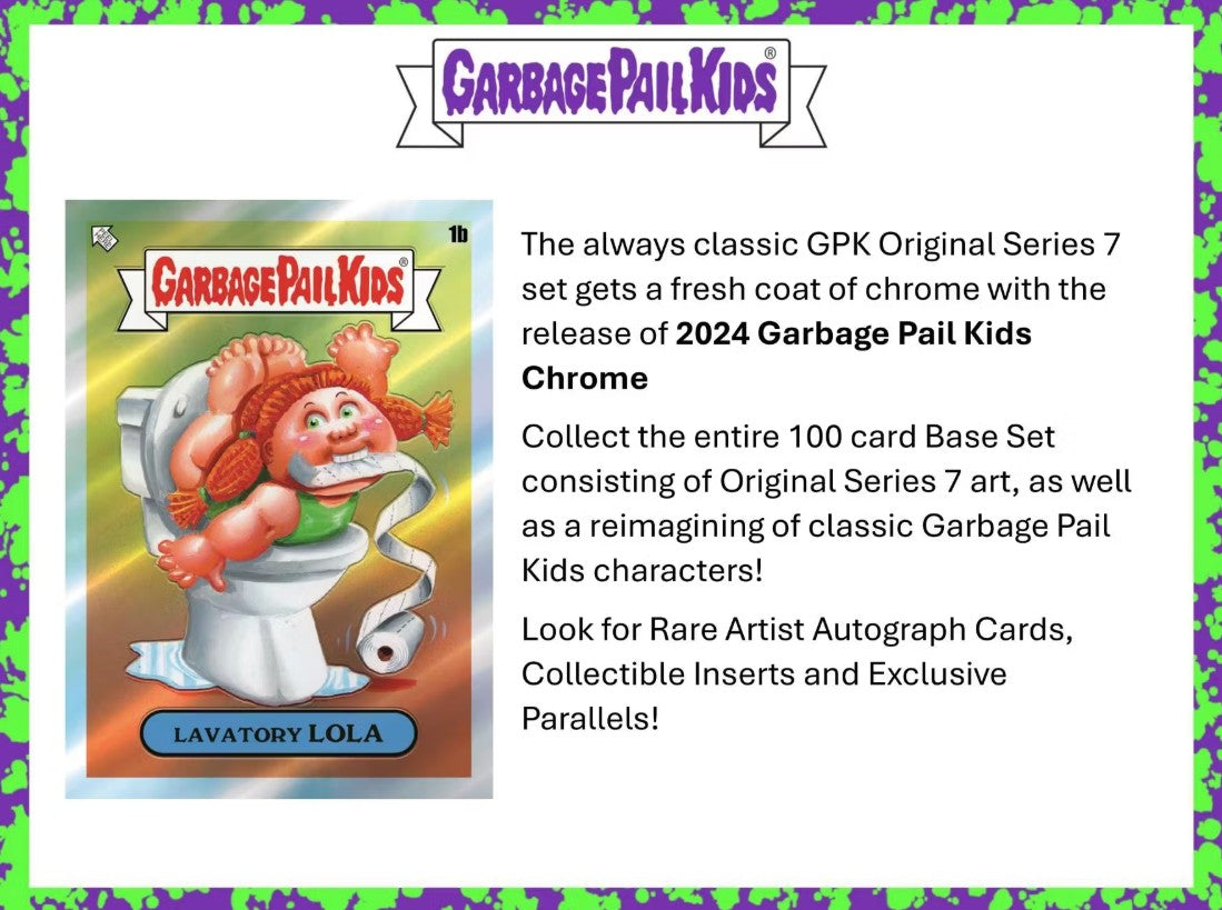 Garbage Pail Kids Chrome Series 7 Hobby Box (Topps 2024)