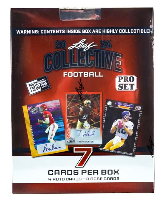 2024 Leaf Collective Football Hobby Box