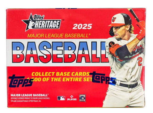 2025 Topps Heritage Baseball 8-Pack Blaster Box