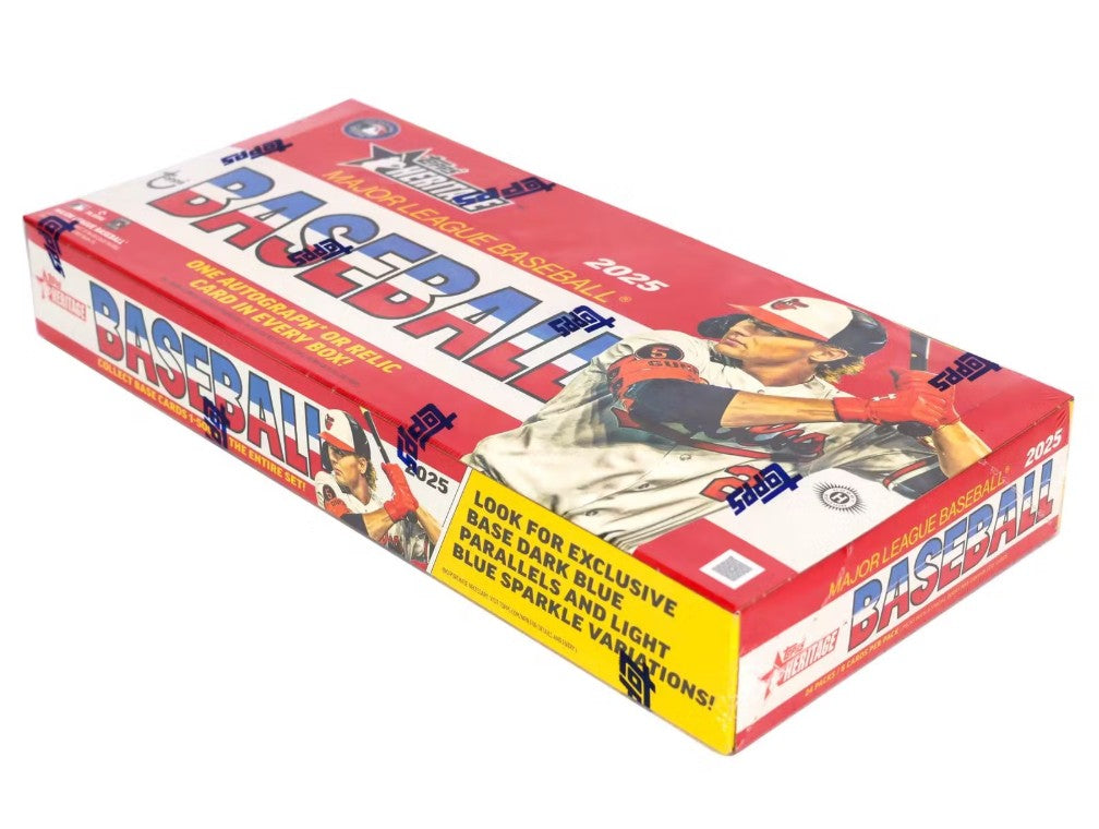 2025 Topps Heritage Baseball Hobby Box