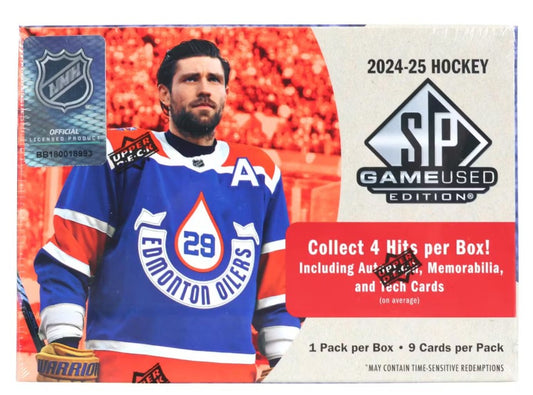 2024/25 Upper Deck SP Game Used Hockey Hobby Box