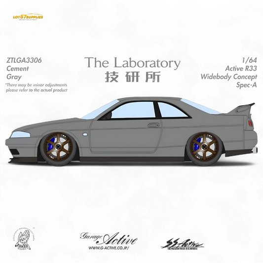 (Pre-Order) The Laboratory x ZONZO Nissan R33 Widebody Concept Spec-A 1:64