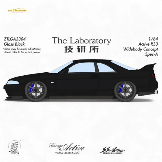 (Pre-Order) The Laboratory x ZONZO Nissan R33 Widebody 1:64