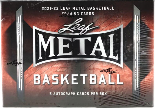 2021/22 Leaf Metal Basketball Hobby Box