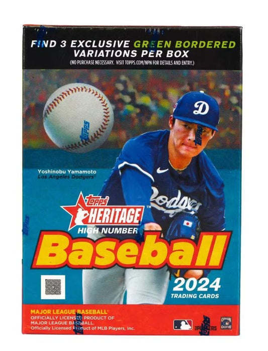 2024 Topps Heritage High Number Baseball 8-Pack Blaster Box
