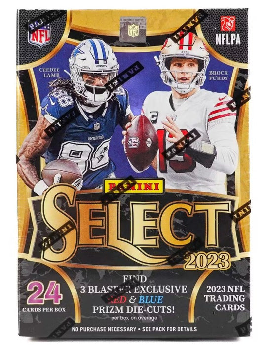 2023 Panini Select Football 6-Pack Blaster Box (Red & Blue Prizms!)