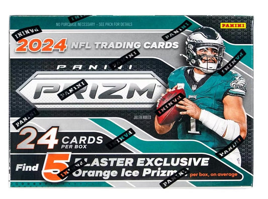 2024 Panini Prizm Football 6-Pack Hobby Blaster Box (Orange Ice Prizms!)