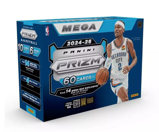 2024/25 Panini Prizm Basketball Mega Box (Red Ice Prizms!)